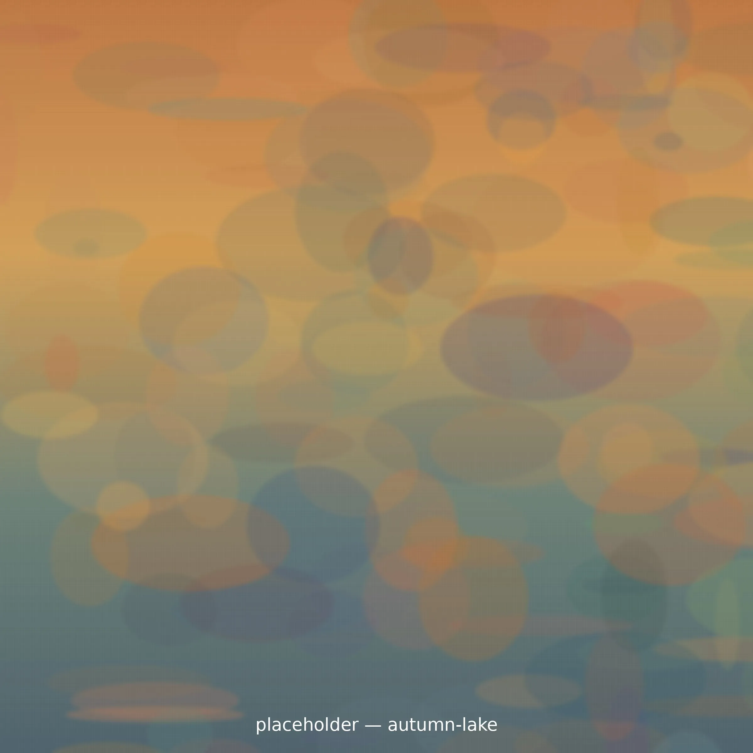 가을 호수 (Autumn Lake)