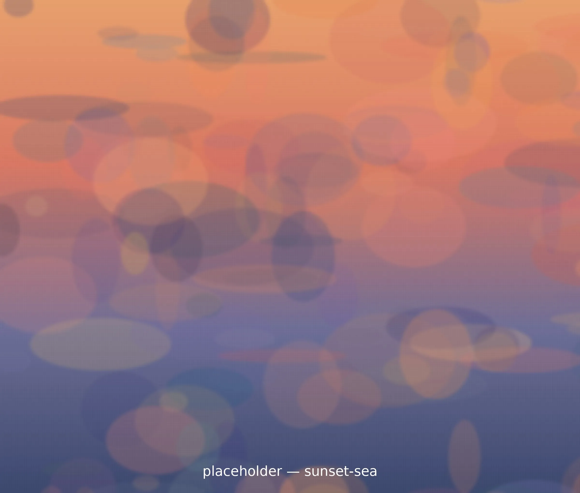 해질녘 바다 (Sea at Sunset)