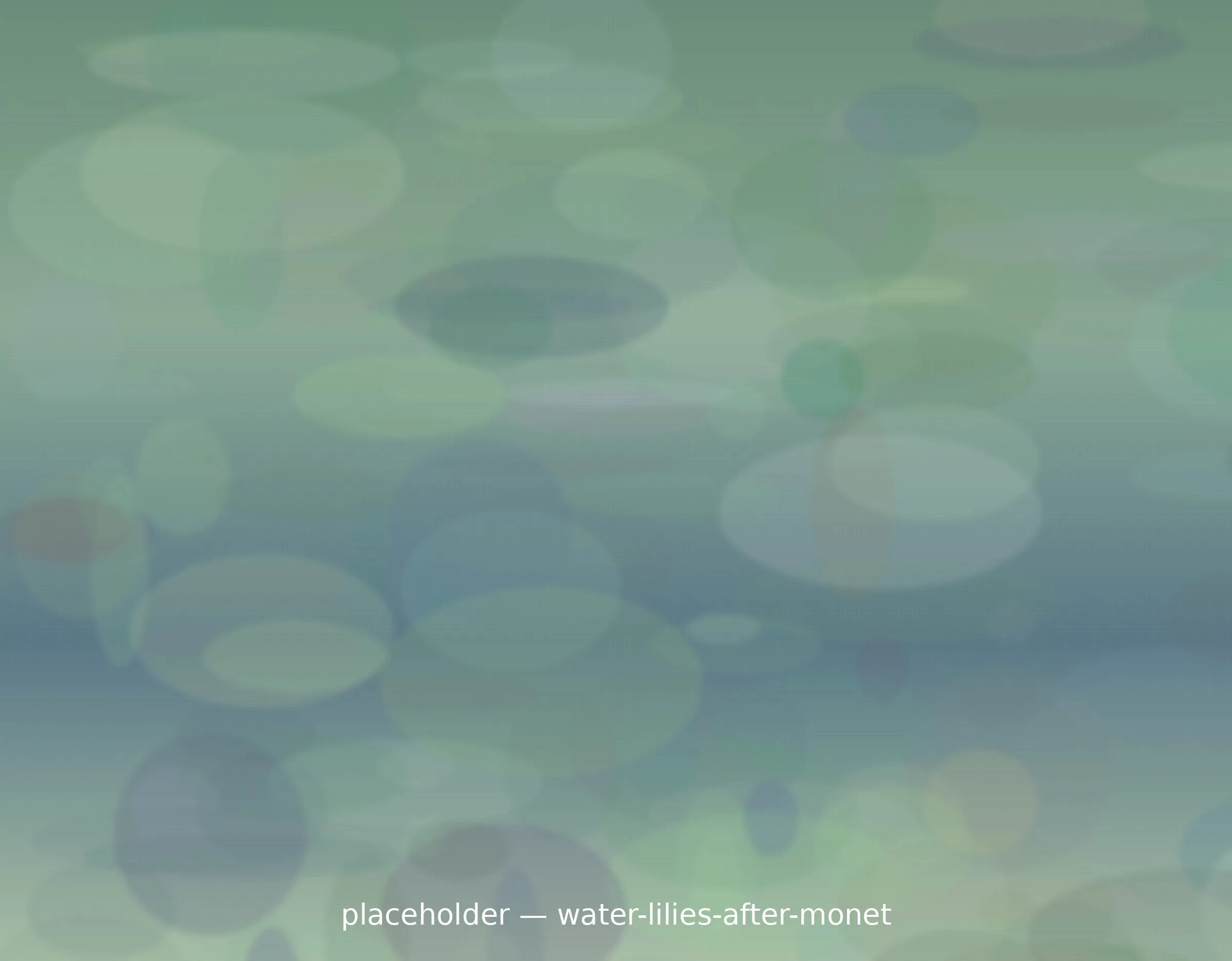 수련 — 모네에게 (Water Lilies, after Monet)